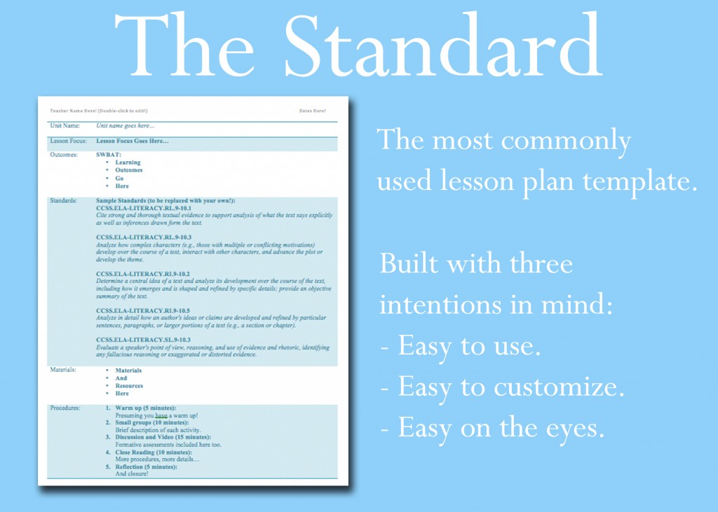 The Lesson Plan Template You #39 ve Been Looking For